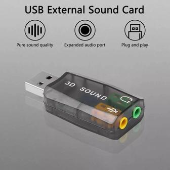 Аудио адаптер usb adapter audio usb аудио карта