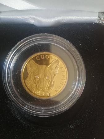 Монета красный волк 7.78 гр Au999
