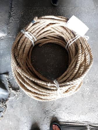Верёвка пеньковая 18,20,22 мм.