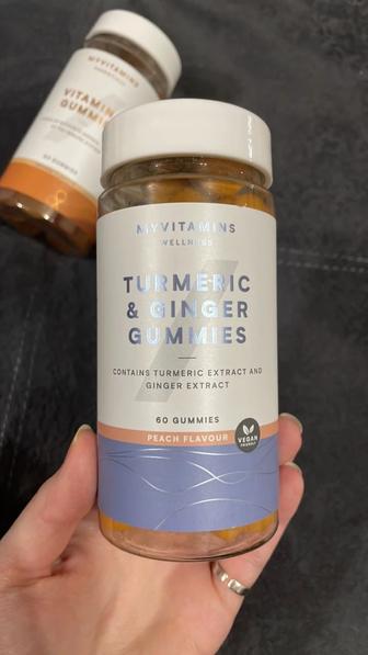 Turmeric and ginger gummies жевательные экстракт куркумы и имбиря 60 шт