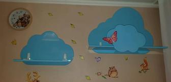 Полки облака в детскую комнату