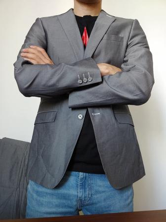 Новый пиджак костюм брюки верх низ WE Germany 100% Качество 46-48 размер