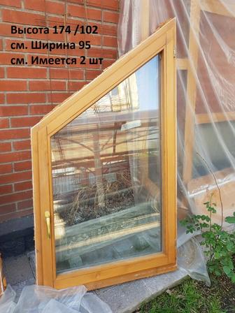 Окна деревянные в хорошем состоянии (Б/У)