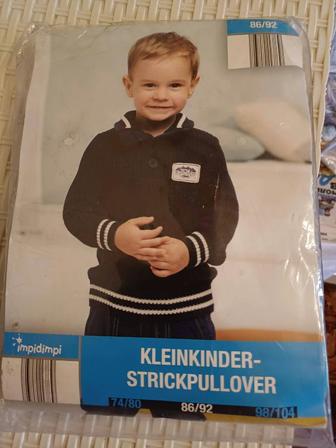 Детский пуловер новый Германия