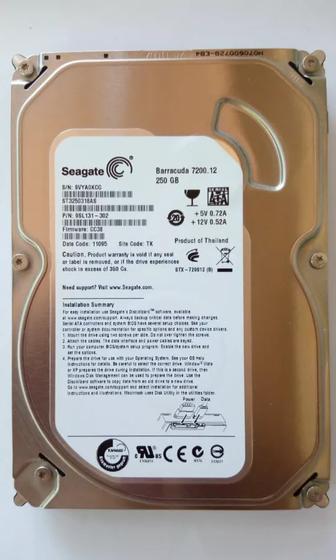 Жесткий диск (HDD) 250GB SATA