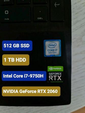 игровой ноутбук HP OMEN 15.6 Intel core i7 9750H 16GB [RTX 2060]