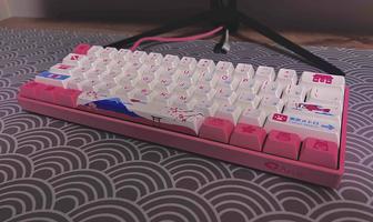 Игровая механическая клавиатура AKKO 3061 World Tour Tokyo R2 Jelly pink