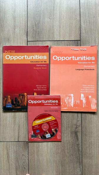 Английский учебник New Opportunities, тетрадь и диск