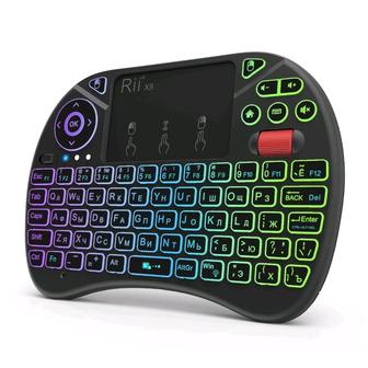 Беспроводная клавиатура с подсветкой Rii X8 plus