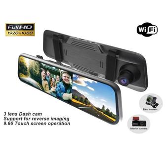 Продам автомобильный видеорегистратор зеркало с тремя камерами