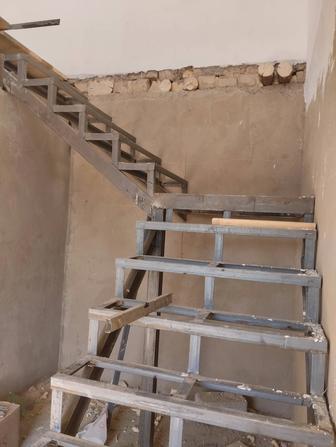 Расчёт-монтаж металлокаркасов межэтажной лестницы