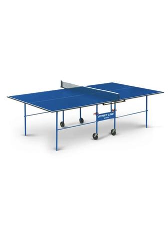Теннисный стол Start line OLYMPIC с сеткой синий, зеленый