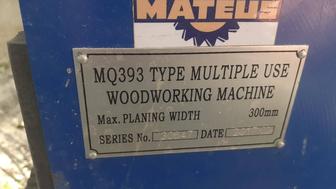 Продаётся деревообрабатывающий универсальный Станок Матеус MQ 393
