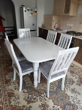 Алматы стол и стулья устел мебел кухня Гостиный