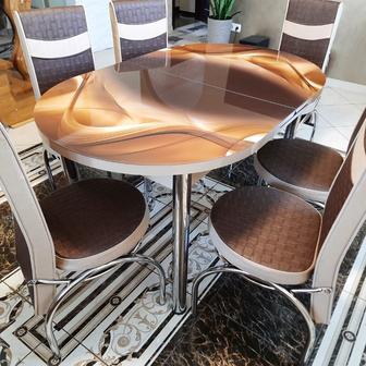 Комплект кухонного стола со стульями из Турции