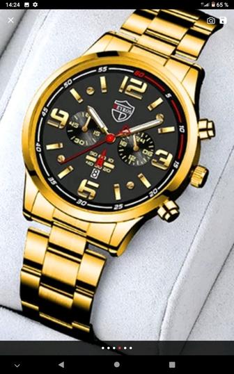 Часы мужские наручные с металлическим браслетом