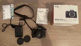 Фотокамера Canon EOS M50 Mark II kit EF-M 15-45mm f/3.5-6.3 IS STM черный
