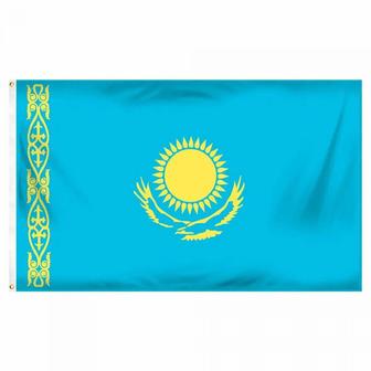 Продам флаг Казахстана голубой цвет