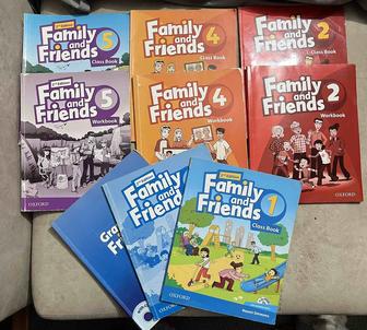 Продам КНИГИ Английский Family and Friends 1,2,4,5 класс