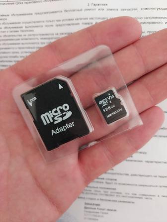 Карта памяти / флешка 128 Гб Micro SDXC / Micro SD адаптер