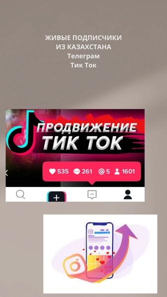 Накрутка подписчиков из Казахстана
Инстаграм TIKTOK с Гарантией