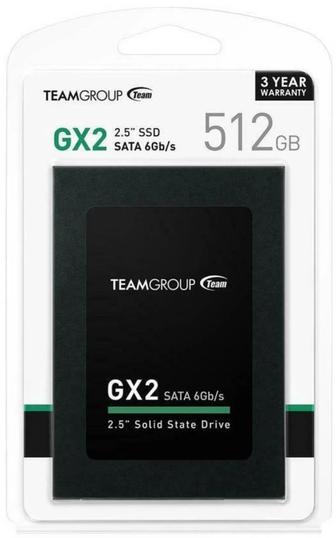 SSD накопитель 512 Gb Team Group GX2, 2.5, SATA III