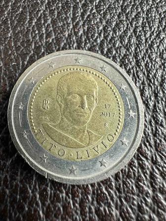 Итальянская коллекционная монета -TITO LIVIO- 2017 года - 2 евро