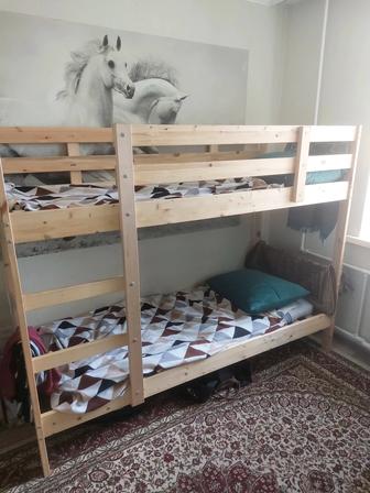 Детская двух этажная кровать