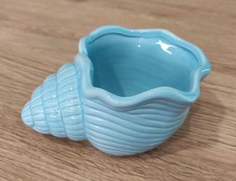 Керамическая ракушка (кашпо/ваза/шкатулка)