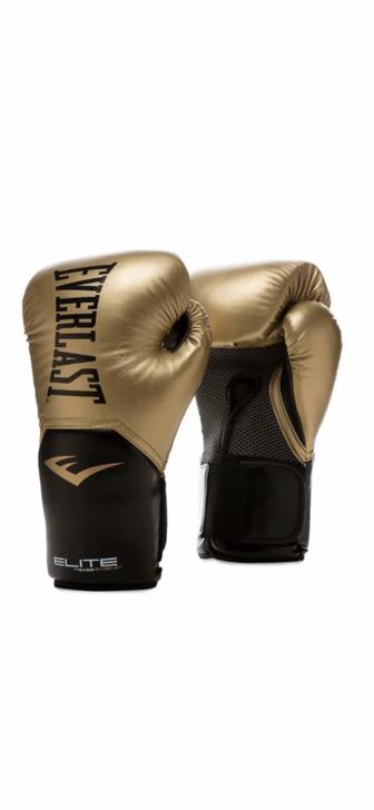 Боксерские перчатки Everlast Elite ProStyle 16 oz золотистый
