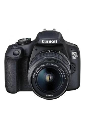 Фотокамера Canon EOS 2000D 18-55 DC чёрный