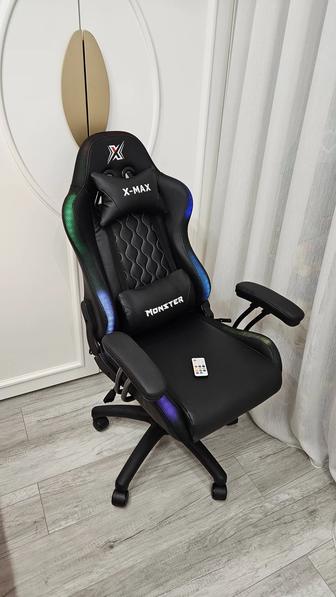 Игровое кресло X-Max Monster для подростков, черный цвет