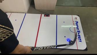 Хоккейное поле электронное табло с учётом попадания шайбы в цель