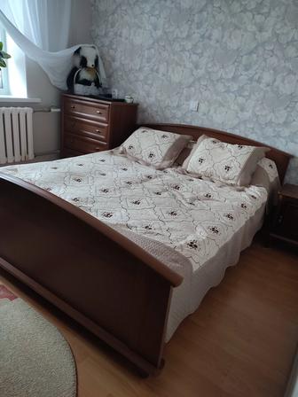 Кровать 2х спальная с матрасом Аскона