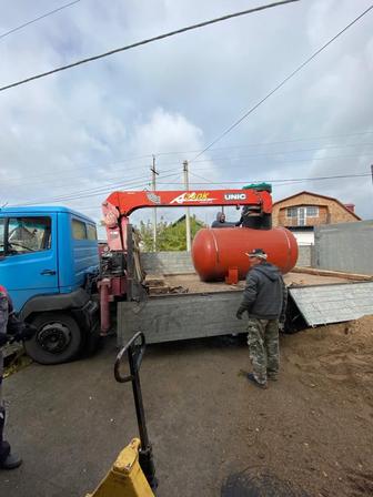 Газовое отопление с газгольдером в Караганде. Монтаж газгольдера.