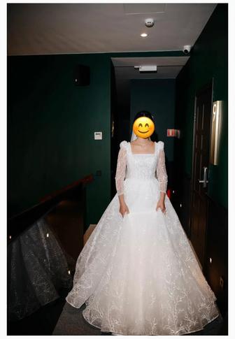 ПРОДАМ, НЕДОРОГО Свадебное платье в идеальном состоянии