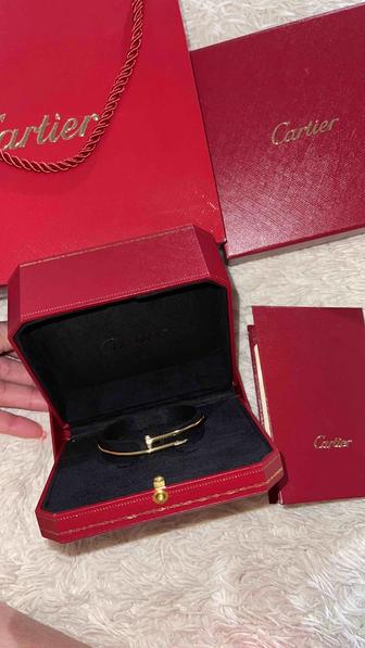 Cartier браслет в коробке