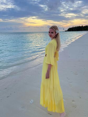 Желтое платье Elis