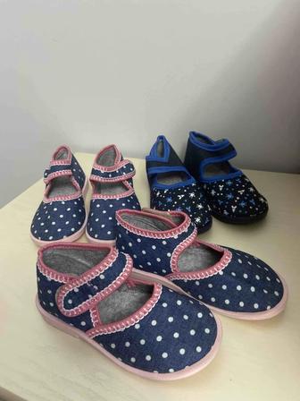 Детская обувь для садика текстильная обувь