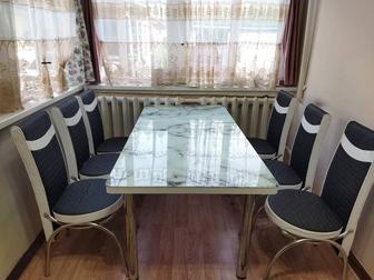 Турецкий стол 170х80, стулья 6 шт