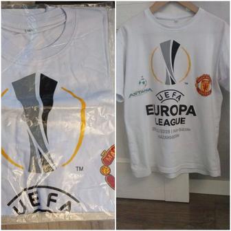 Продам футболки с исторического матча f.c Manchester United и f.c Astana.