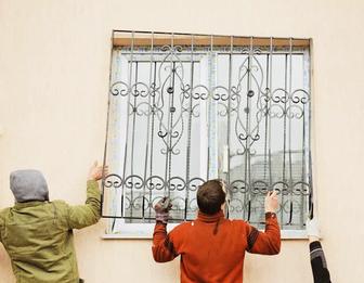 Установка Решеток на окна Алматы.