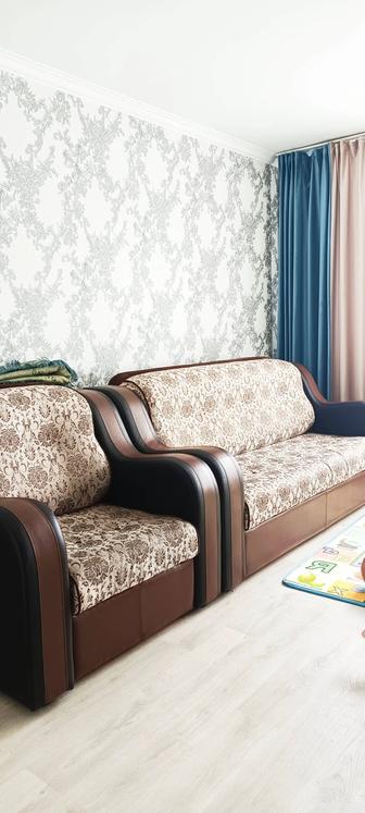 Мягкая мебель, диван раскладной и кресло раскладной