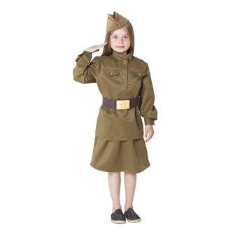 костюм военный для девочки, солдатка