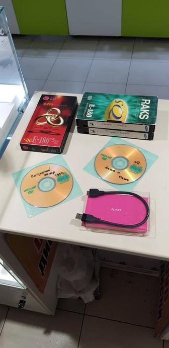 Запись с видеокассет.CD MP 3 диски