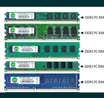 ОЗУ DDR2-800ghz DDR3-1333ghz 2gb