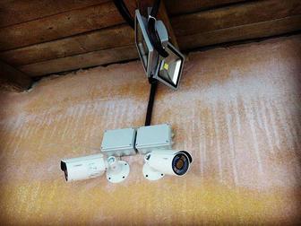 Установка камер видеонаблюдения уличные и внутренние