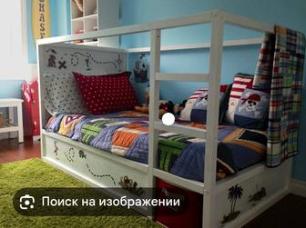 Двухярусная кровать кюра ikea