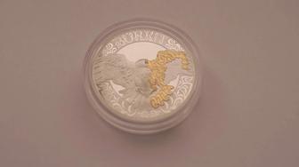 Серебряная монета BURKIT