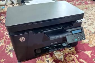 МФУ HP Laser jet pro M125rnw принтер, копия, сканер 3в1 пробег 8824